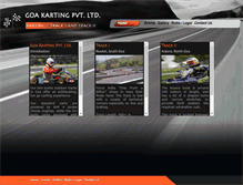 Tablet Screenshot of gokartinggoa.com